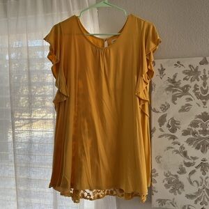 Matilda Jane Ruffle Sleeve Top